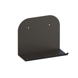 Hanah Home Estantería de Pared Metálica Negra